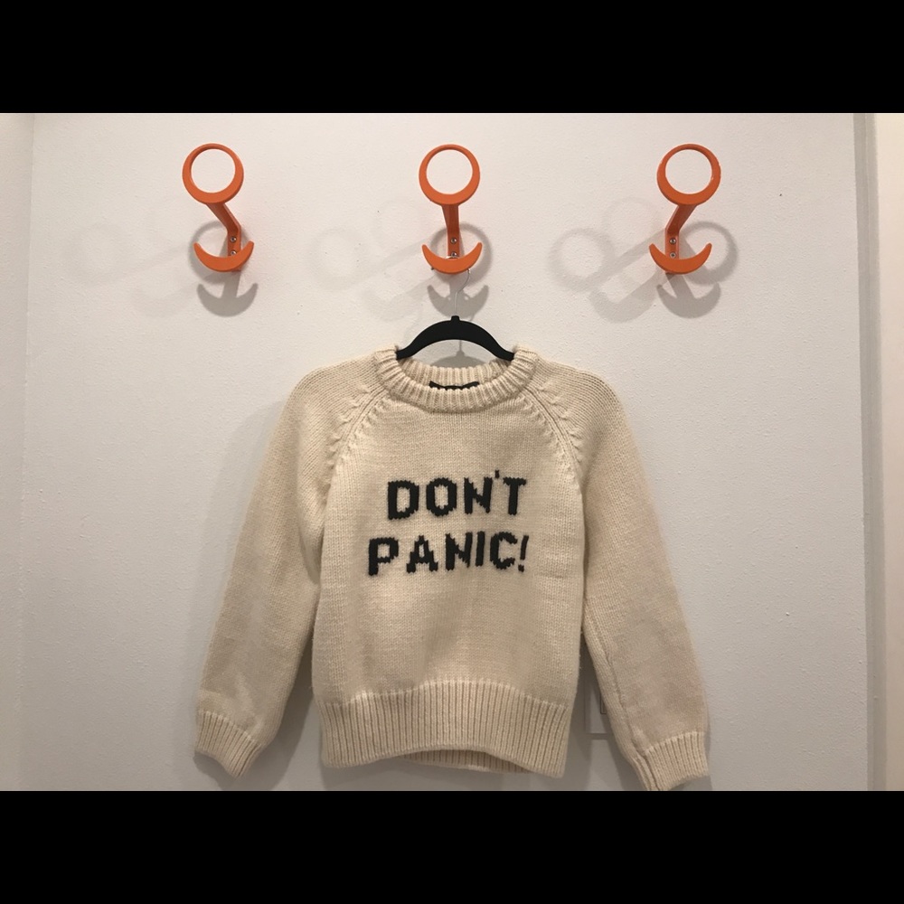 Marc by Marc Jacobs Don’t Panic! knit sweater